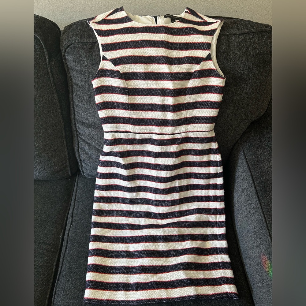 Sleeveless knee length dress from banana republic.